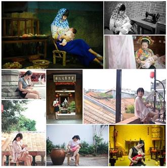 哺乳照爸爸也能拍| “全家福”亲情主题